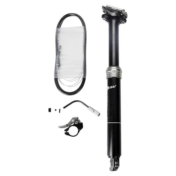 XLC All MTN SP-T11 teleskopisk sadelstolpe - Svart - 370x100 mm Svart