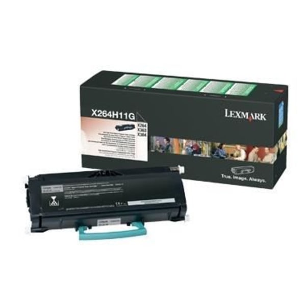 LEXMARK X264H11G Tonerkassett för X264, X363, X364 - Svart