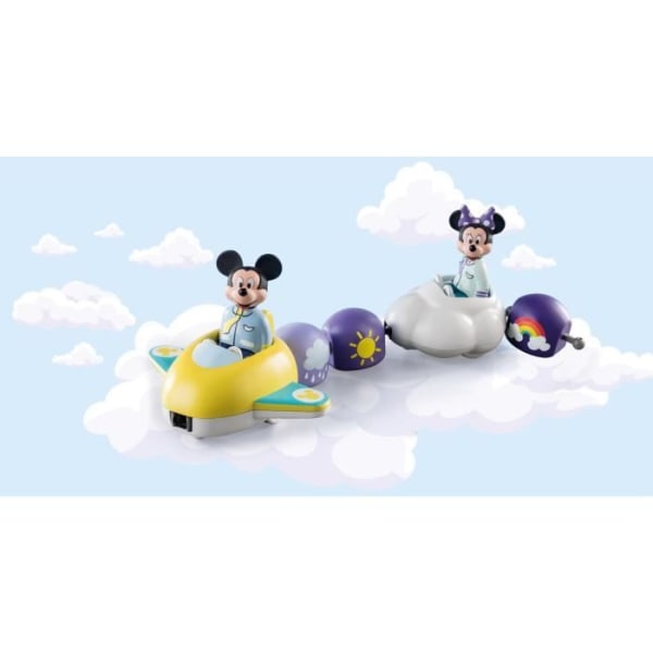 Musse och Minnie Cloud Train - PLAYMOBIL 1.2.3 - Disney - 7 stycken
