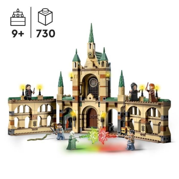 LEGO® Harry Potter 76415 Slaget vid Hogwarts slottleksak med Voldemort minifigur