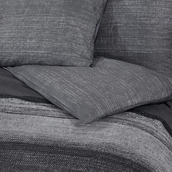 vidaXL Påslakanset Mörkgrå 240x220 cm Bomull 136479 mörkgrå