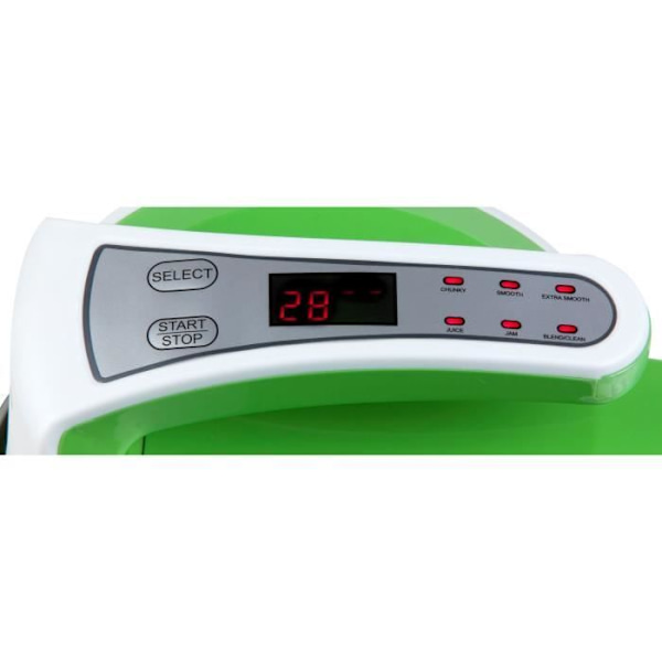 Domo Blender chauffant 2l 1000w - do705bl Rostfritt stål, vit och grön