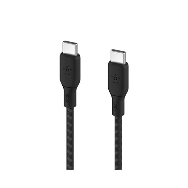 Belkin USB-C till USB-C-kabel 100W Flätad 3m