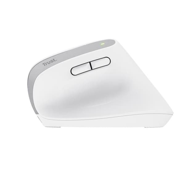 Trådlös ergonomisk mus - TRUST - Bayo+ - Bluetooth/RF 2.4 GHz - 2400 dpi - 6 programmerbara knappar