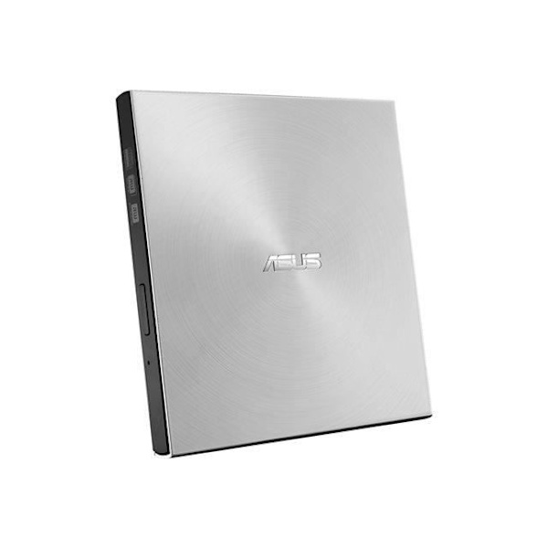 ASUS - Extern DVD RW-enhet SDRW-08U7M-U/SIL/G/AS/P2G - DVD-brännare - USB 2.0 - 24x (CD) / 8x (DVD) - Grå