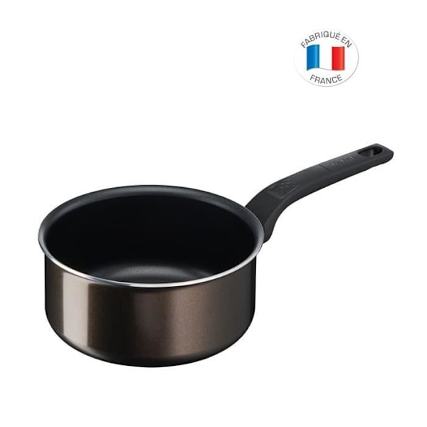 TEFAL B5542902 LÄTT TILLAGNING & RENGÖRING Kastrull 18 cm (2,1 L), Säker non-stick beläggning, Alla värmekällor utom induktion, Tillverkad i Frankrike