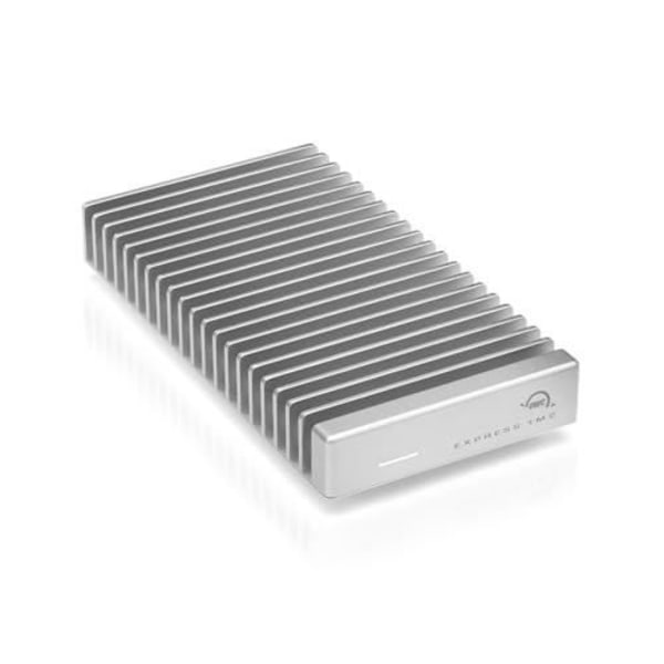 Extern SSD OWC - Express 1M2 - 4 To - Thunderbolt 4 - Silver/Aluminium - Snabb och pålitlig