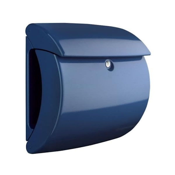 Postlåda - BURG-WÄCHTER - Piano 886 MB - Plast Blå marin - Enkel ansökan - Väggmonterad marinblå