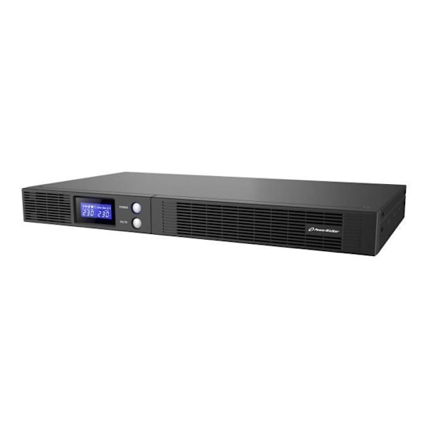 Rackmonterbar växelriktare BLUEWALKER PowerWalker VI 1000 R1U - 600W/1000VA - 4 uttag - LCD