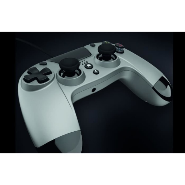 Gioteck - VX4 - Kabelansluten PS4-kontroller - 3.5 Jack-port - Ergonomisk design (titan)