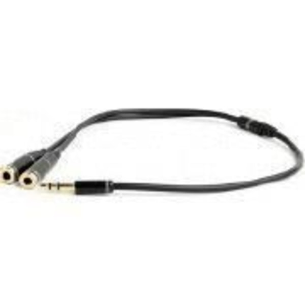 Gembird !Adapt ljudmikrofon 3,5 mm mini Jack-4PIN-0. ljudkabel 0 2 m 2 x 3 5 mm 3 5mm Svart