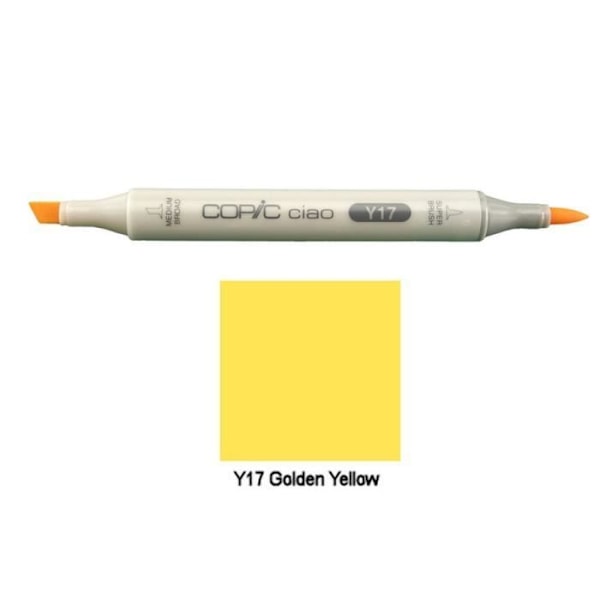 Copic Ciao filtpenna med dubbelspets - Y17 Golden Yellow