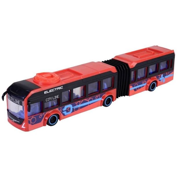 Dickie Toys Volvo ledbussleksak 40 cm Röd för barn Röd