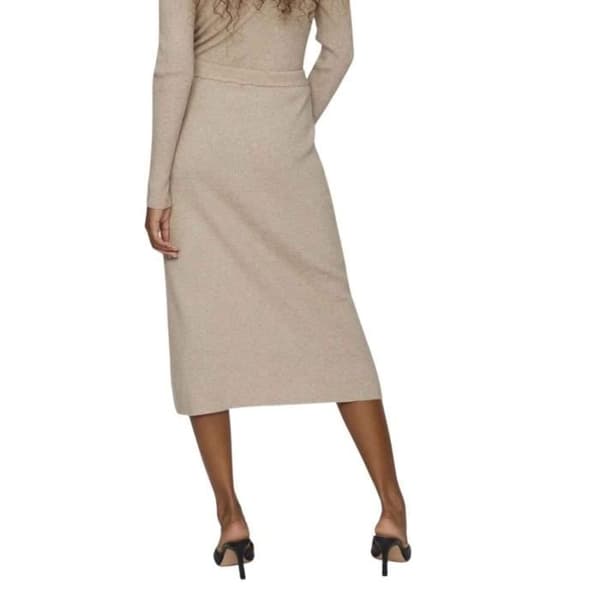 Jupe Vila Vicomfy Beige för Kvinna beige M