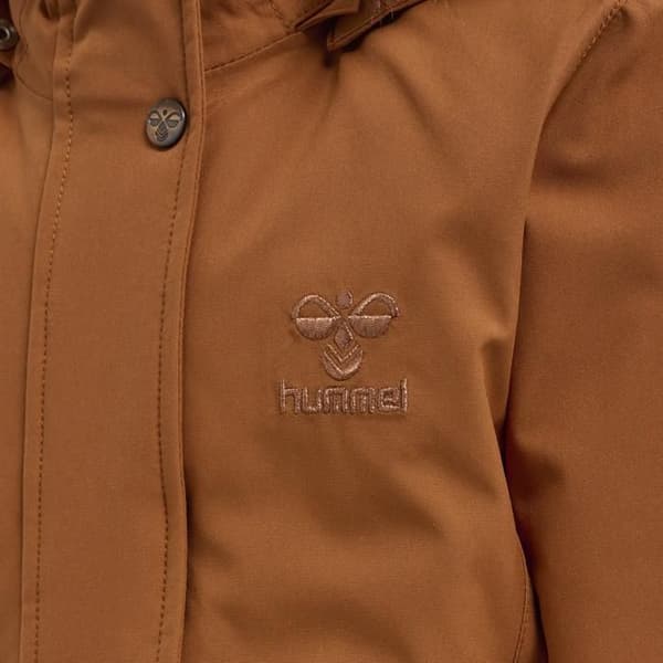 Huvjacka flicka Hummel Alma Tex - brun - 8 år brun