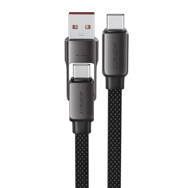 USB-C-kabel - ACEFAST - C13-04 - 1,2 m - 3 A - 480 Mbit/s Svart