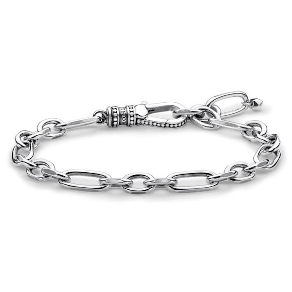 Armband - Thomas Sabo - A1792-637-21 - Polerat sterling silver 925 - Justerbar 15-19,5 cm - Unisex Silver lätt svartnad