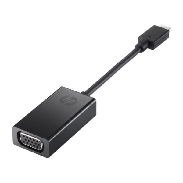 Videoadapter - HP - USB-C till VGA - Upplösning 1920x1080 - Svart - Kompatibel med PC