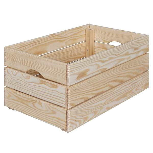 Trälåda "Silver" 65cm Natur Natur