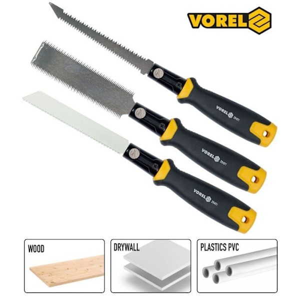 Trepaneringssåg - Toya kronsåg - 28401 - VOREL SÅG MED TRE BYTBARE BLAD