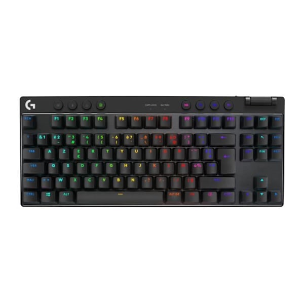 Logitech G PRO X TKL LIGHTSPEED trådlöst tangentbord, LIGHTSYNC RGB - Svart