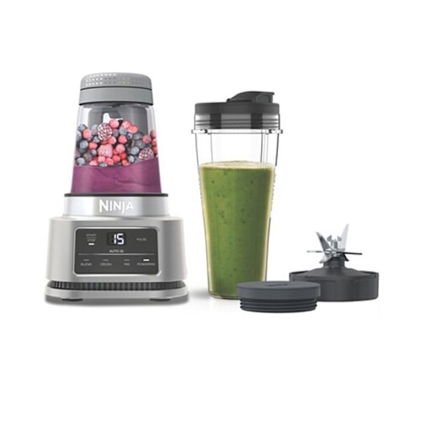 Ninja Foodi Power Nutri CB100EU 2-i-1 blender - NINJA - 1100W Smart Torque Motor - 400 ml skål, 700 ml kopp