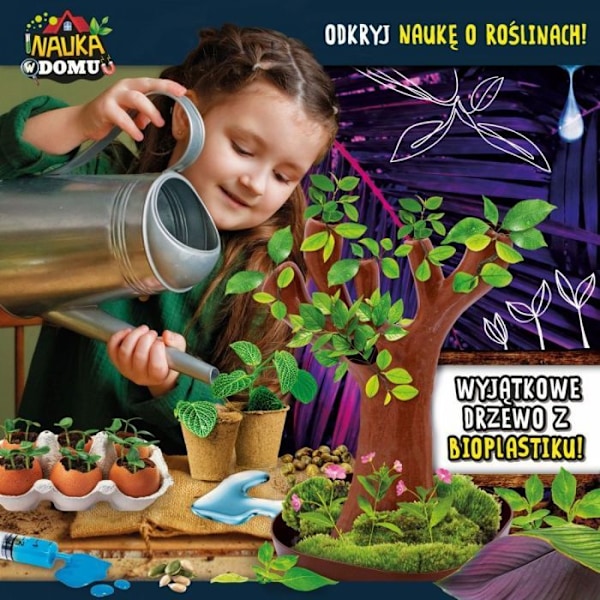 Lisciani - 304-PL97364 - Vetenskapligt kit Im a Genius Science hemma - Botanik