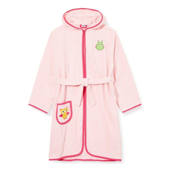 Badrock - Playshoes badponcho - 340009 - Bademantel Eule Unisex morgonrock för barn