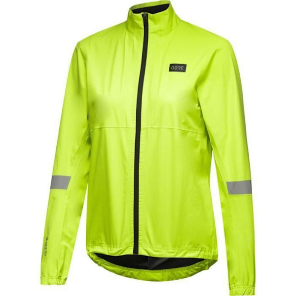 Vattentät jacka dam - GORE - Stream - Neon gul - GORE-TEX - Långa ärmar Fluorescerande gul S