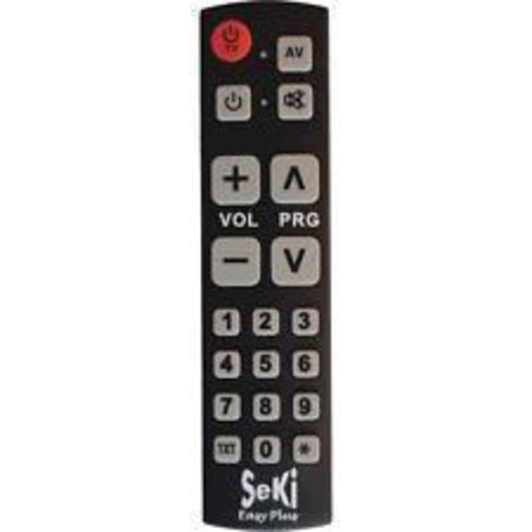 Seki Easy Plus adaptiv universalfjärrkontroll Svart