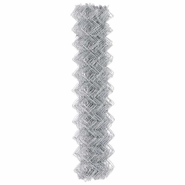 vidaXL Metallnätstängsel Silver 42004839