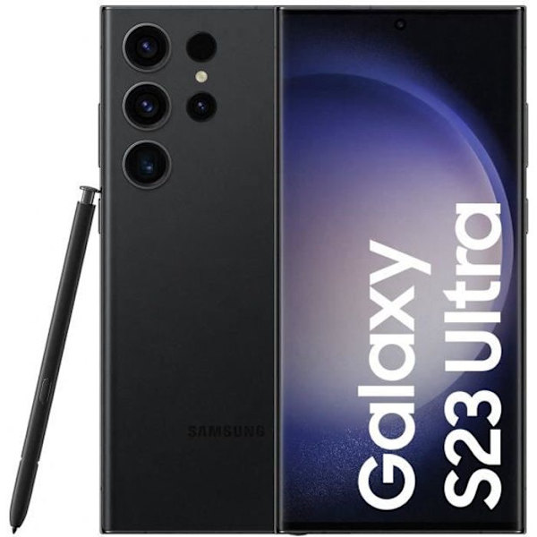 Samsung S918 Galaxy S23 Ultra 5G 512GB 12GB RAM Dual-SIM Phantom Black