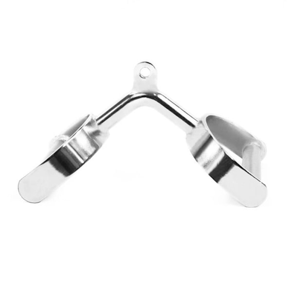 Dubbel draghandtag - HMS - UW08 - Förkromad stål - 2 handtag - Intensiv användning silver-