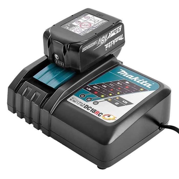 Snabbladdare för 9,6 till 18V Li-Ion + Ni-Mh batteri - MAKITA DC18RC