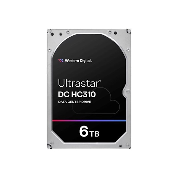 Intern hårddisk - WESTERN DIGITAL - HGST Ultrastar DC HC310 HUS726T6TALE6L4 - 6 TB - SATA/600 - Server