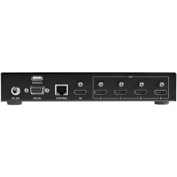 StarTech 2x2 videoväggskontroller 4K 60Hz - HDMI 2.0 - 1 in 4 out