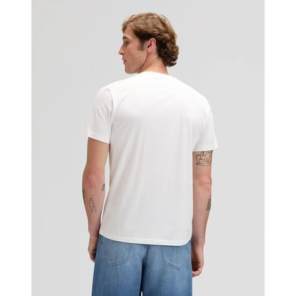 T-shirt Lee Stitch vit jag
