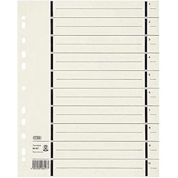 Intervallkort A4 - Elba - 06457CH - 100 stycken - Stiff kartong 230 g/m² - Chamois Stenget
