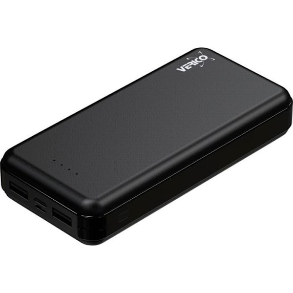 Verico international co. - 4PW-PLJBK1-NN - Verico Power Guard XL USB Powerbank, 20 000 mAh, svart Svart