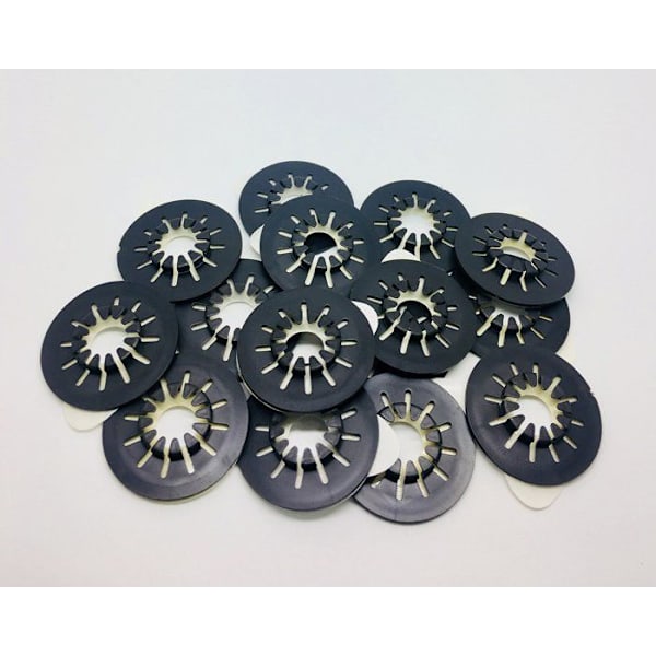 Dragontrading - DT-BCDH - Dragon Trading CD/DVD Hubs med självhäftande baksida, svart, 50 Count
