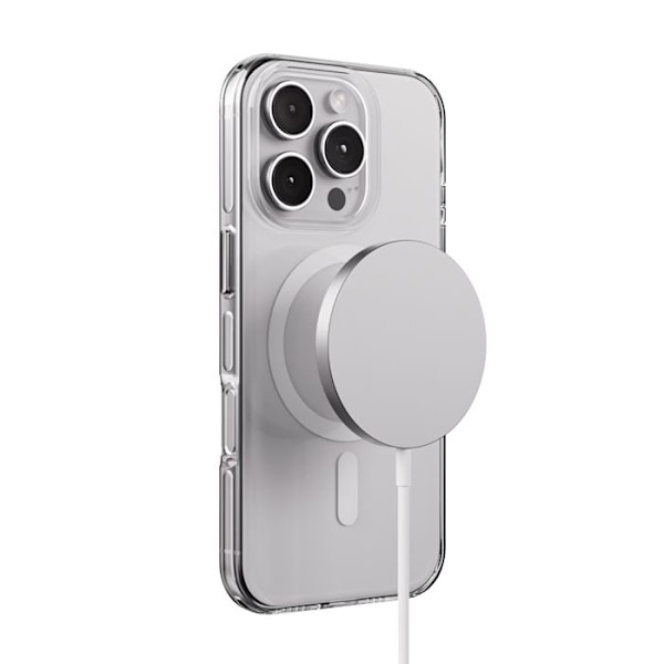 Coque iPhone 16 Pro Max MagSafe (transparent) Crong Clear MAG Pro