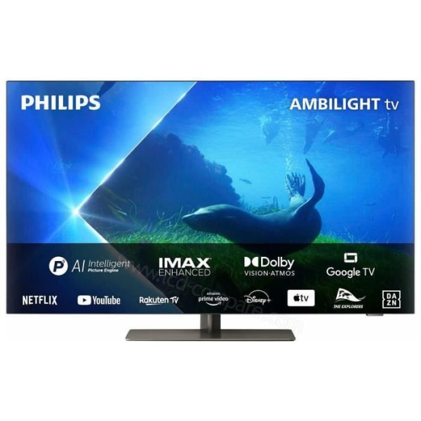Philips Ambilight TV OLED848 55''' 4K UHD 120Hz Google TV 139 cm Dolby Vision och Dolby Atmos