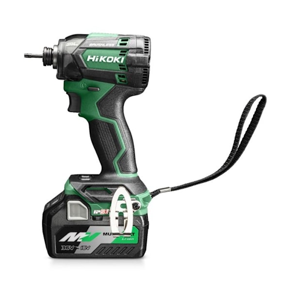 HIKOKI slagskruvmejsel - 18V 4,0Ah - 210 Nm - 2 multivoltsbatterier - WH18DCWRZ