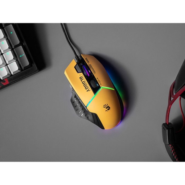 Mus A4TECH BLOODY W95Max USB Sports Lime Gaming Mouse A4TMYS47259