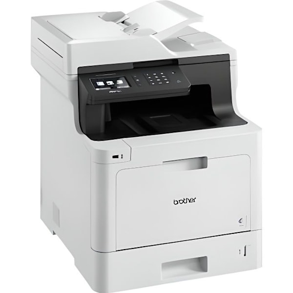 4-i-1 multifunktionsskrivare - BROTHER MFC-L8690CDW laser - Färg - Wifi-nätverk - A4 Svart, Grå