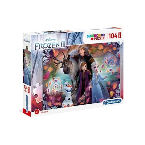 Clementoni Frozen Disney Pussel 2 104 bitar