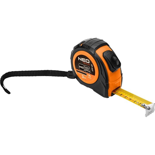 Måttband - NEO TOOLS - 67-221 - Stål - 3 m - Automatisk låsning