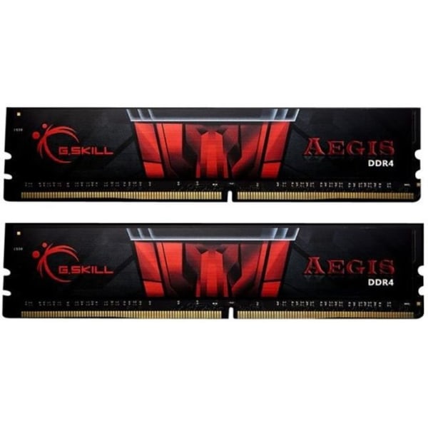 GSKILL - PC RAM-minne - Aegis - 16 Go (2X8 Go) - 3000 Mhz - DDR4 - CAS 16 (F4-3000C16D-16GISB)