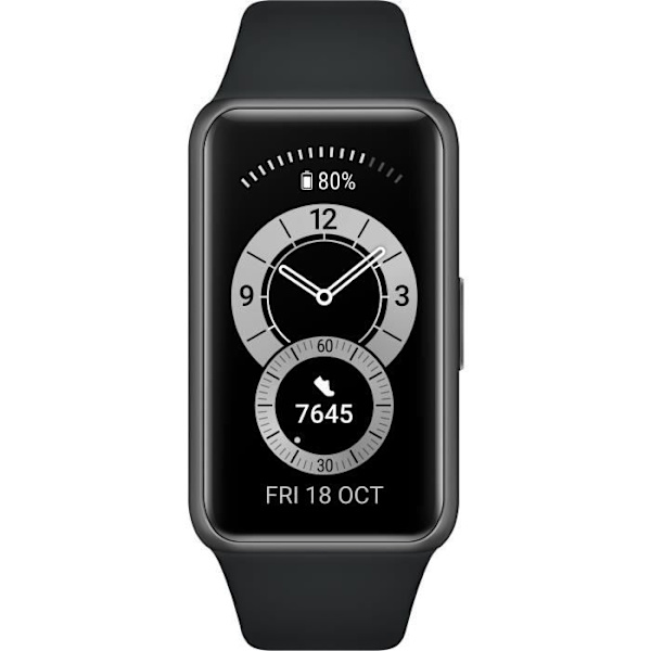 HUAWEI Band 6 - Connected klocka - 1,47" FullView AMOLED-skärm - Svart