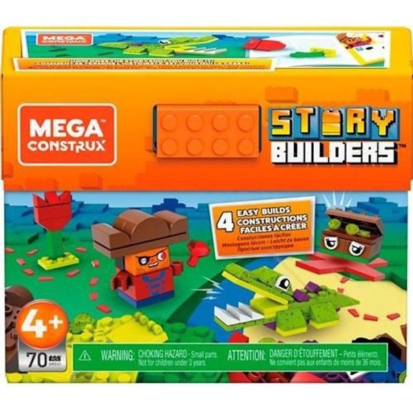 Konstruktion spel Mega Bloks Låda 85 bitar Slumptmodell